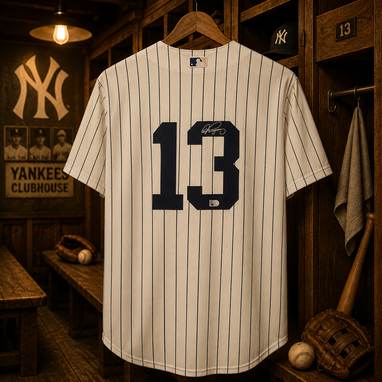 Alex Rodriguez New York Yankees Autographed White Nike Replica Jersey