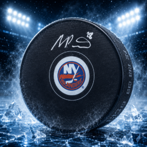 Alexander Romanov New York Islanders Autographed Hockey Puck