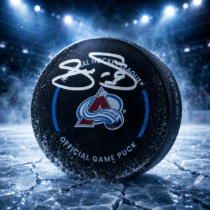Joe Sakic Colorado Avalanche Autographed Official Game Puck