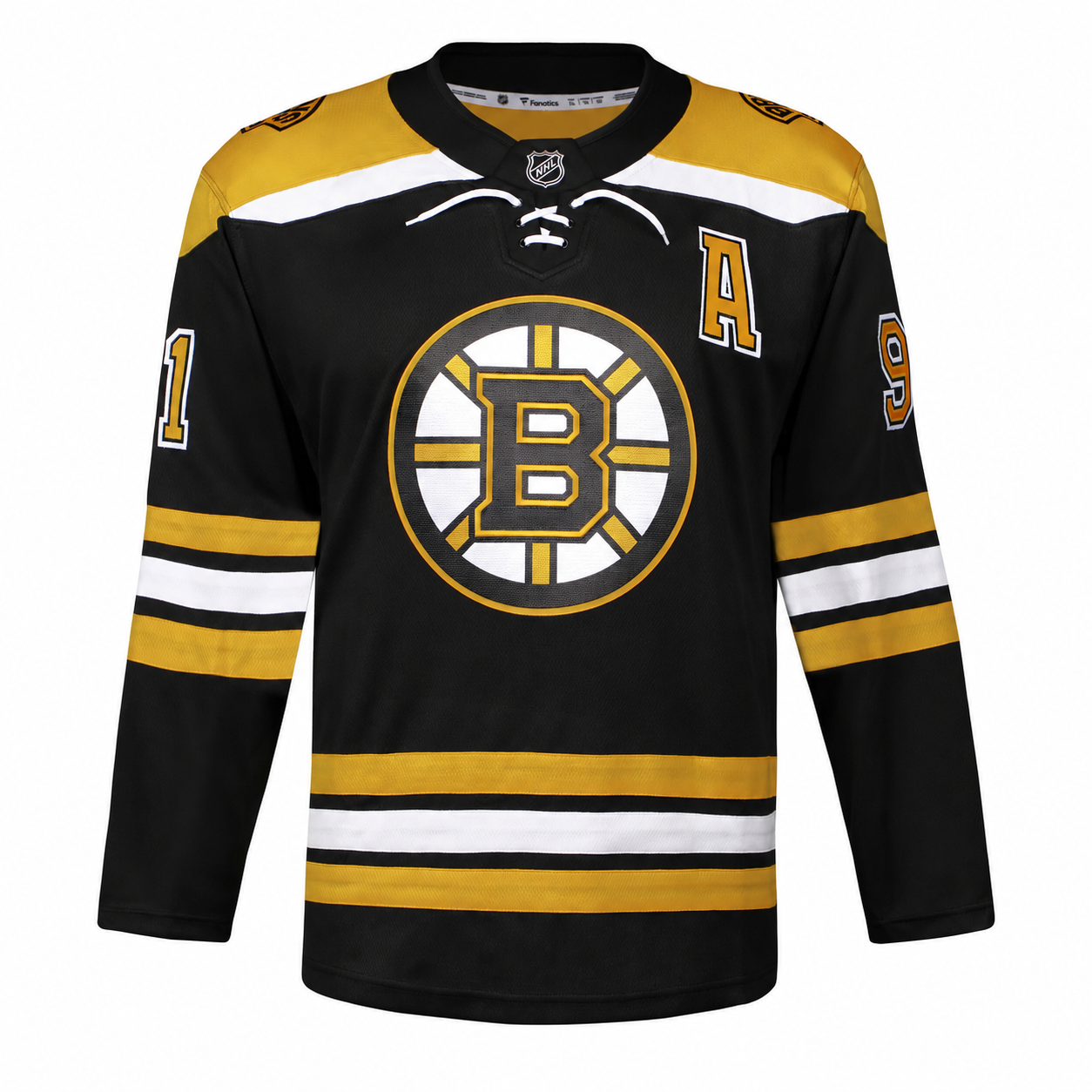 Marc Savard Autographed Boston Bruins Black Fanatics Breakaway Jersey - Image 3