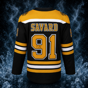 Marc Savard Autographed Boston Bruins Black Fanatics Breakaway Jersey