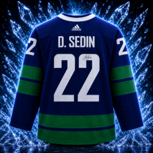 Daniel Sedin Vancouver Canucks Autographed Blue Alternate adidas Authentic Jersey