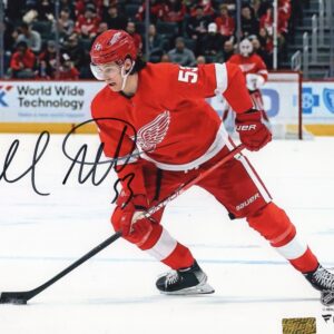 Moritz Seider Detroit Red Wings Autographed 8x10 Photo