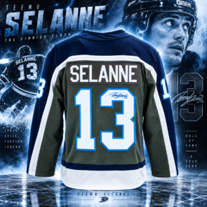 Teemu Selanne Autographed Winnipeg Jets Special Edition Fanatics Breakaway Jersey