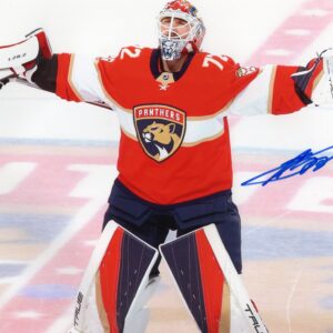 Sergei Bobrovsky Florida Panthers Red Home Jersey Autographed 8x10 Photo