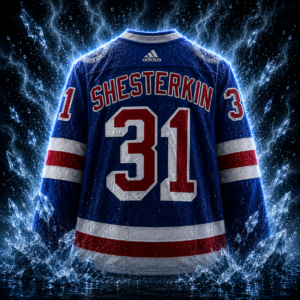Igor Shesterkin New York Rangers Autographed Blue Fanatics Authentic Pro Jersey