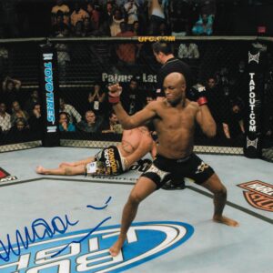 Anderson Silva UFC Autographed 8x10 Photo