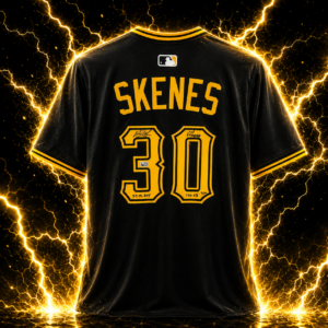 Paul Skenes Pittsburgh Pirates Autographed Black Nike Elite Jersey with Multiple Inscriptions - Limited Edition of 10