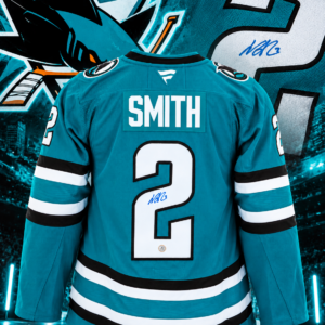 Will Smith Autographed San Jose Sharks Fanatics Premium Jersey