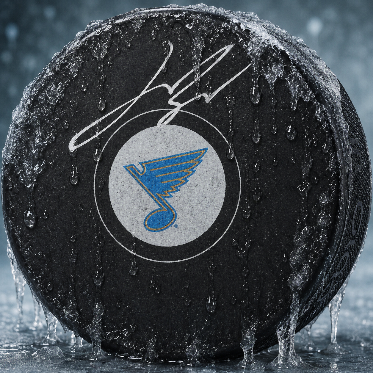 Jimmy Snuggerud St. Louis Blues Autographed Hockey Puck