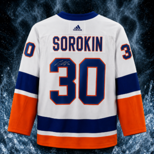 Ilya Sorokin New York Islanders Autographed Blue Alternate Adidas Authentic Jersey
