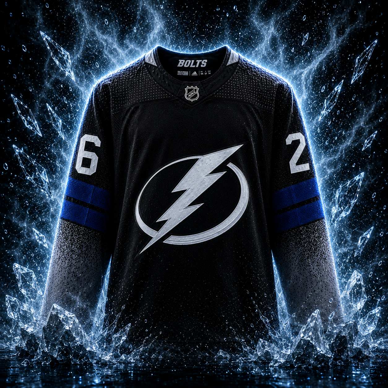 Martin St. Louis Tampa Bay Lightning Autographed Black Alternate adidas Jersey with Multiple Inscriptions - Limited Edition #5/5 - Image 2