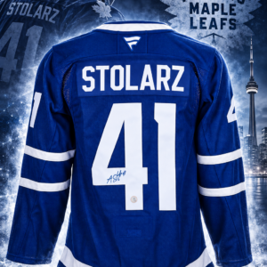 Anthony Stolarz Autographed Toronto Maple Leafs Fanatics Premium Jersey