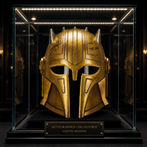 Emily Swallow Autographed Star Wars The Mandalorian The Black Series The Armorer Premium Electronic Helmet