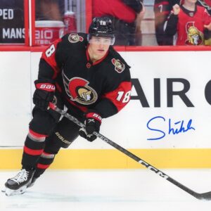 Tim Stutzle Ottawa Senators Sleek Black Jersey Autographed 8x10 Photo