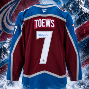 Devon Toews Autographed Colorado Avalanche Fanatics Premium Jersey