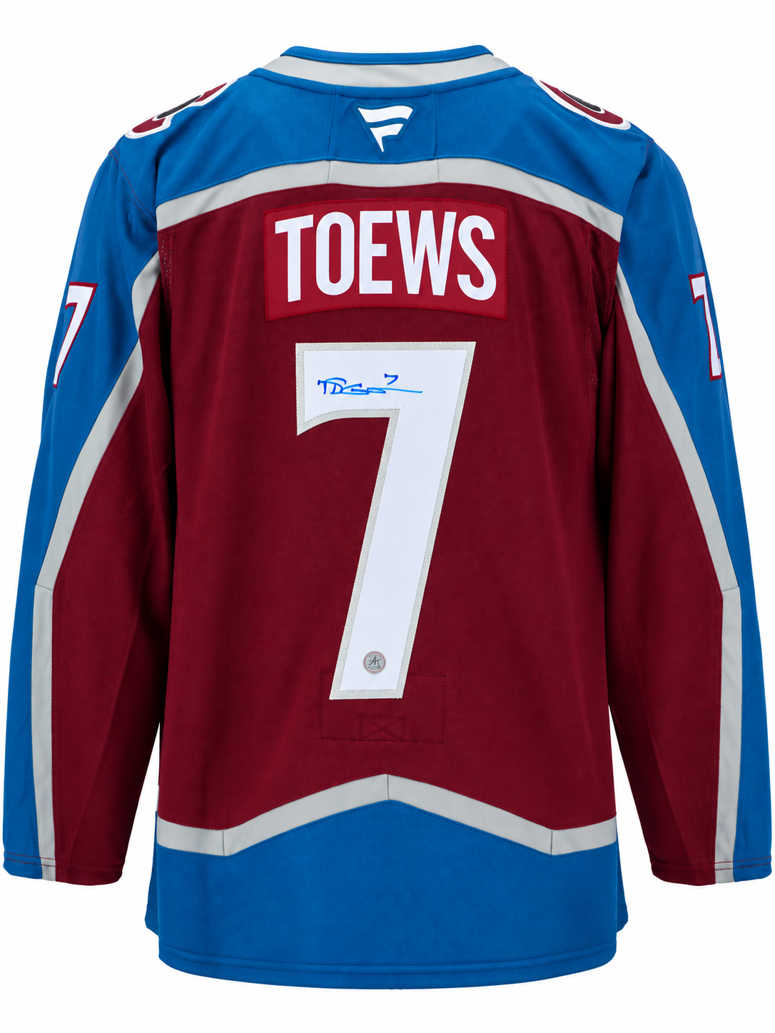 Devon Toews Autographed Colorado Avalanche Fanatics Premium Jersey - Image 4