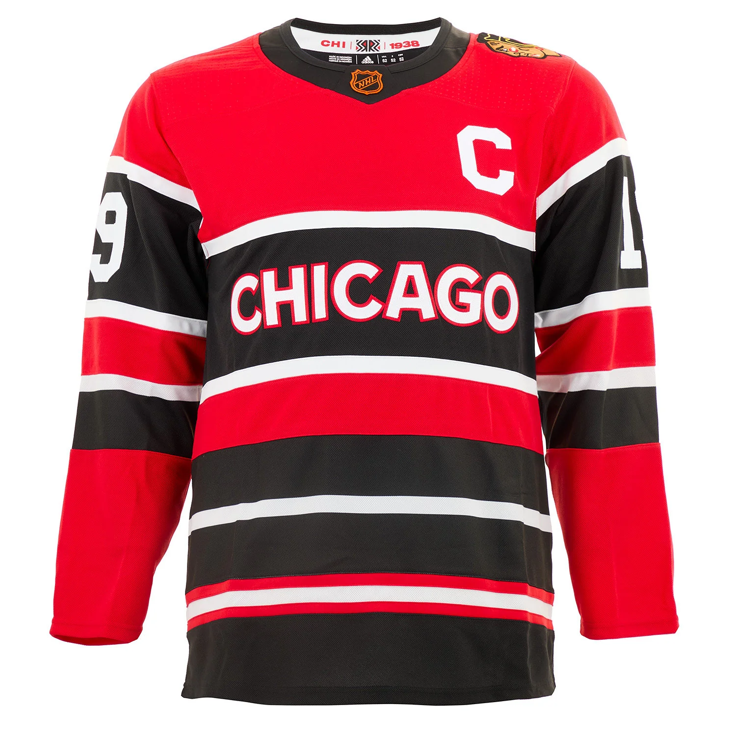 Jonathan Toews Chicago Blackhawks Autographed Reverse Retro 2.0 adidas Jersey - Image 3