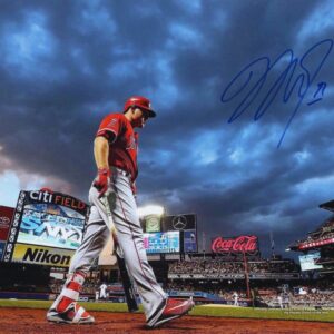 Mike Trout Los Angeles Angels Autographed 8x10 Photo