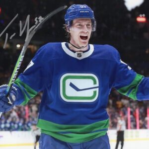 Tyler Myers Vancouver Canucks Rare Scoring Moment Autographed 8x10 Photo