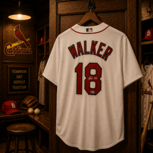 Jordan Walker St. Louis Cardinals Autographed White Nike Replica Jersey
