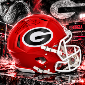 Hines Ward Georgia Bulldogs Autographed Riddell Speed Authentic Helmet