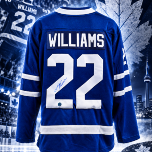 Tiger Williams Autographed Toronto Maple Leafs Fanatics Breakaway Jersey