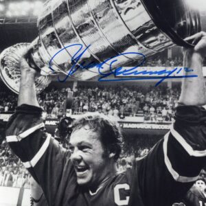 Yvan Cournoyer Montreal Canadiens Winning Cup Autographed 8x10 Photo
