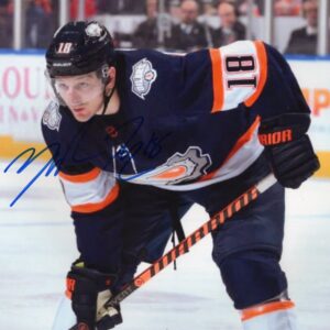 Zach Hyman Edmonton Oilers Reverse-Retro Jersey Autographed 8x10 Photo