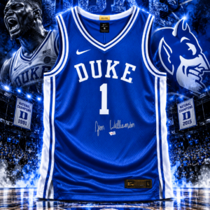 Zion Williamson Duke Blue Devils Autographed Blue Nike Swingman Jersey