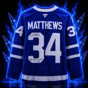 Auston Matthews Toronto Maple Leafs Autographed Blue Fanatics Premium Jersey with "26th Leafs Captain" Inscription - Limited Edition of 25