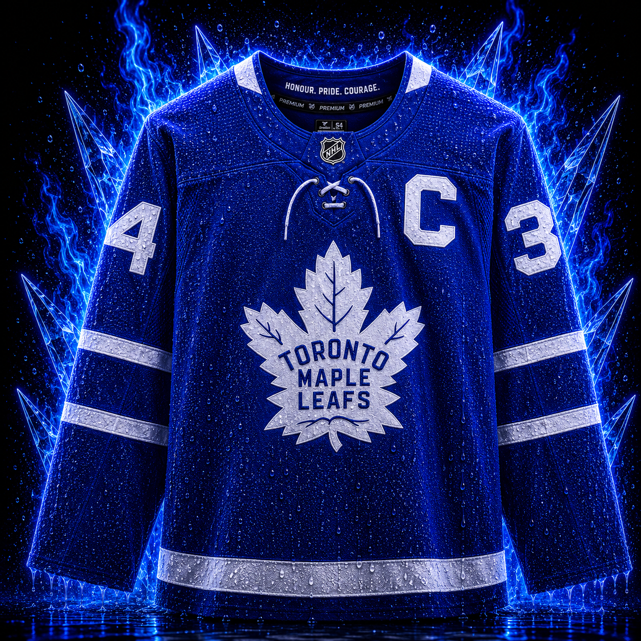 Auston Matthews Toronto Maple Leafs Autographed Blue Fanatics Premium Jersey with "26th Leafs Captain" Inscription - Limited Edition of 25 - Image 2