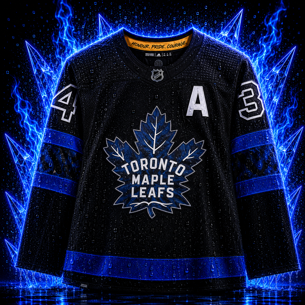 Auston Matthews Black Toronto Maple Leafs Autographed Adidas Alternate Authentic Jersey - Image 2