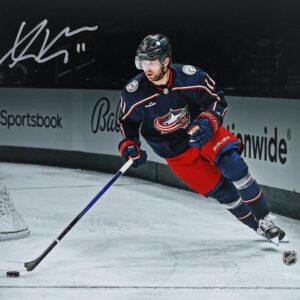 Adam Fantilli Columbus Blue Jackets Autographed 8" x 10" NHL Debut Spotlight Photograph