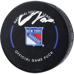 Adam Fox New York Rangers Autographed Official Game Puck