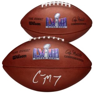 Christian McCaffrey San Francisco 49ers Autographed Super Bowl LVIII Duke Football