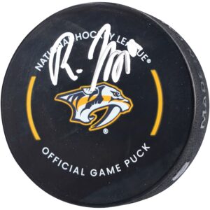 Roman Josi Nashville Predators Autographed NHL Official Game Puck