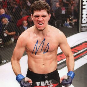 Nick Diaz UFC Autographed 8x10 Photo