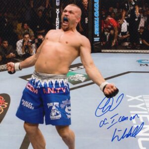 Chuck Liddell Autographed UFC 8x10 Photo