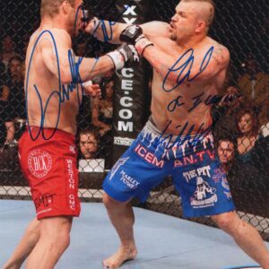 Chuck Liddell & Randy Couture Autographed UFC 8x10 Photo