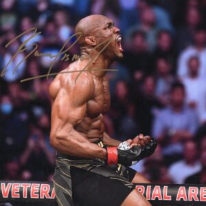 Kamaru Usman UFC Autographed 8x10