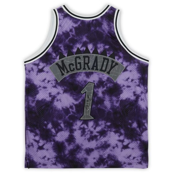 Tracy McGrady Toronto Raptors Autographed Purple Galaxy Mitchell & Ness 1998-99 Swingman Jersey
