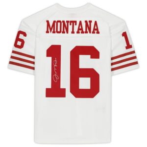 Joe Montana San Francisco 49ers Autographed Mitchell & Ness White Replica Jersey