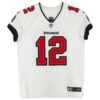 Tom Brady Tampa Bay Buccaneers Autographed Super Bowl LV Champions White Nike Elite Jersey with "SB LV MVP" Inscription - Image 2