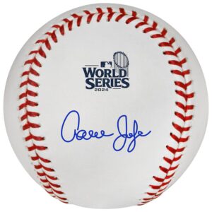 Aaron Judge New York Yankees Autographed 2024 World Series Logo Baseball