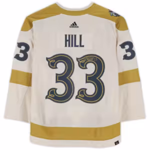 Adin Hill Vegas Golden Knights Autographed 2024 Winter Classic adidas Authentic Jersey