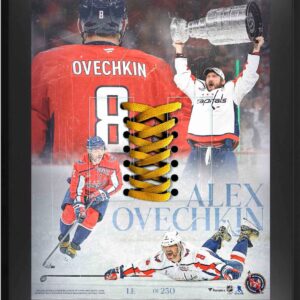 Alexander Ovechkin Washington Capitals Framed 16" x 20" Collage with Game-Used Laces - Limited Edition of 250