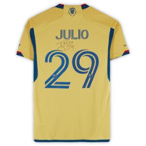 Anderson Julio Real Salt Lake Autographed Match-Used #29 Gold adidas Jersey from the 2024 MLS Season - Size S