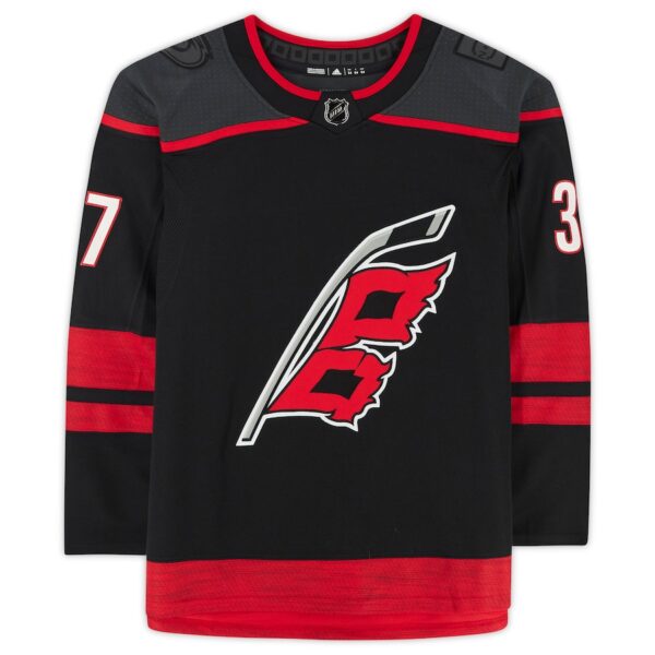 Andrei Svechnikov Black Carolina Hurricanes Autographed adidas Authentic Jersey - Image 2