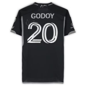 Anibal Godoy Nashville SC Autographed Match-Used #20 Black adidas Jersey from the 2024 MLS Season - Size M